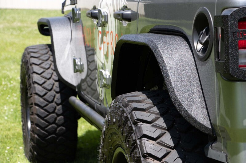 Fishbone Offroad 2020+ Jeep Gladitor Rear Fenders Elite Steel Fenders Fishbone Offroad