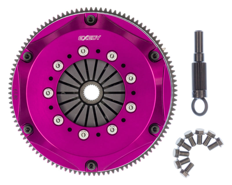 Exedy 1989-1994 Nissan 240SX Hyper Twin Cerametallic Clutch Sprung Center Disc Push Type Cover Clutch Kits - Multi Exedy
