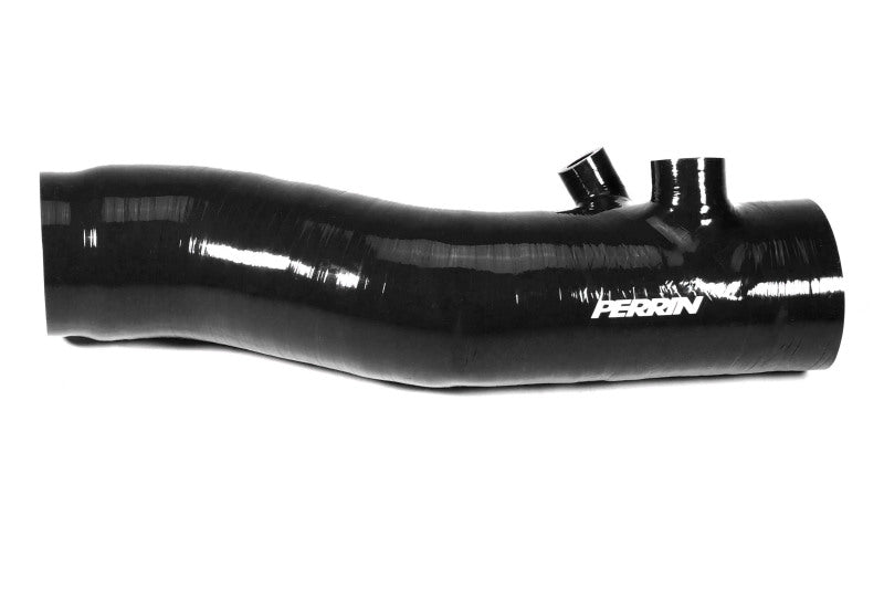 PERRIN 22-24 Subaru WRX / 20-25 LGT & OBXT Turbo Inlet Hose w/Turbo Adapter Flange (Long) - Black Hoses Perrin Performance