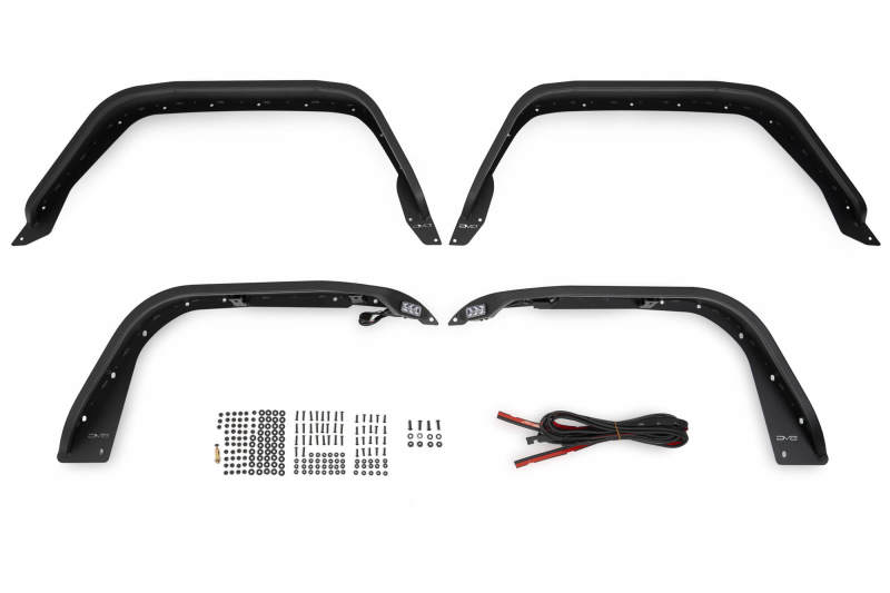 DV8 Offroad 20-23 Jeep Gladiator JT Slim Fender Flares Fenders DV8 Offroad