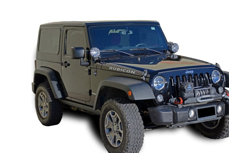 DV8 Offroad 07-18 Jeep Wrangler JK 2 Piece Square Back Hard Top (2 Door) Roofs DV8 Offroad