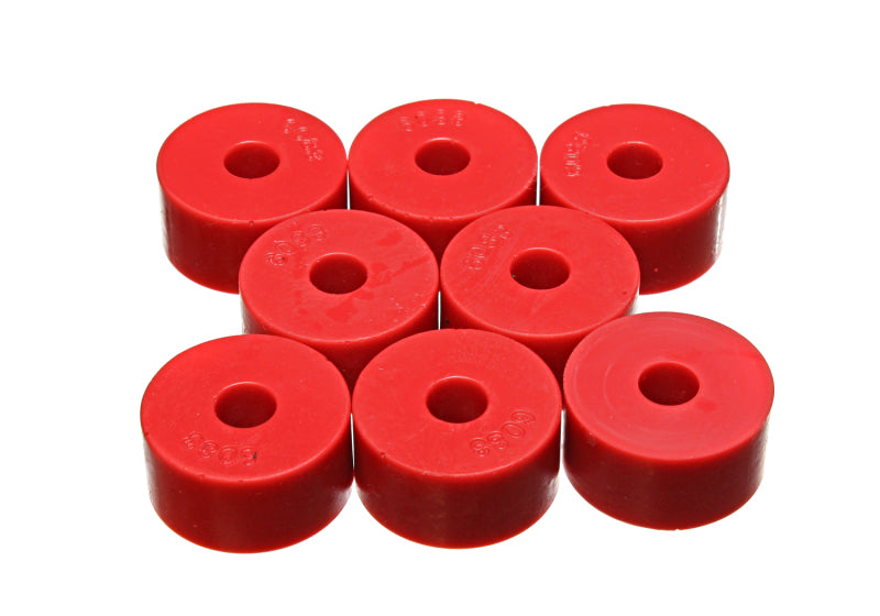Energy Suspension Pad - Med - 1-1/2in OD x 7/16in ID x 3/4in H - Red Bushing Kits Energy Suspension