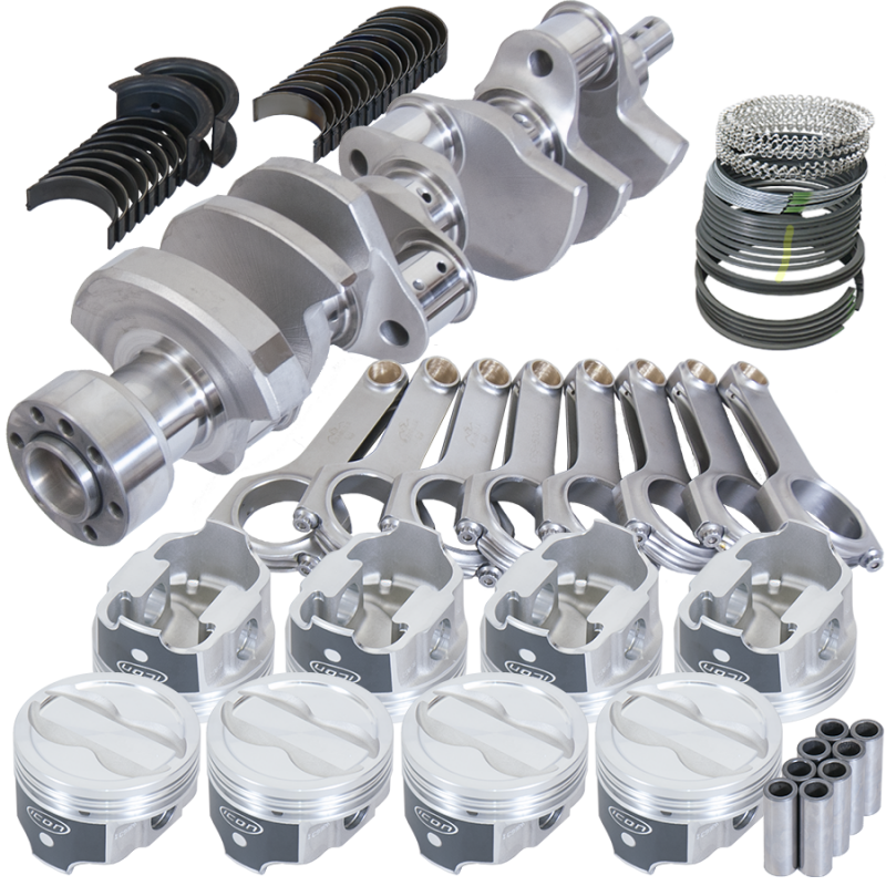 Eagle Chevy LT1 350 1Pc 3.750in Crank 5.700in H-Beam -18cc 4.000in Pistons Rotating Assembly Rotating Assemblies Eagle