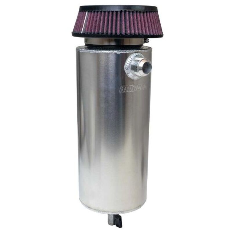 Moroso 6in Diameter Single -16AN Inlet Aluminum Breather Tank Catch Can Oil Catch Cans Moroso