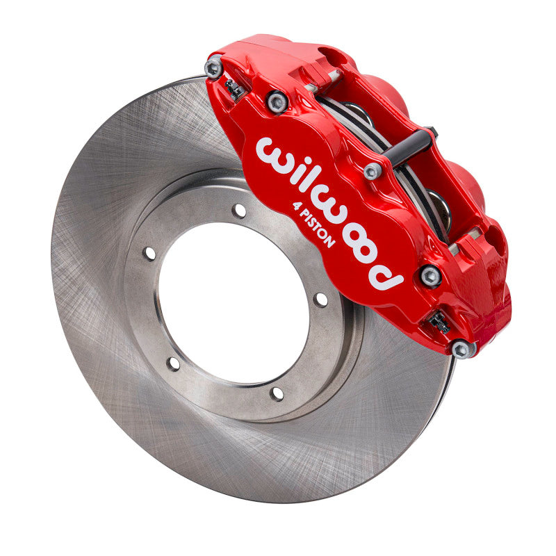 Wilwood 69-83 Porsche 911 Front Superlite Brake Kit 3.5in MT Plain Face - Red Big Brake Kits Wilwood