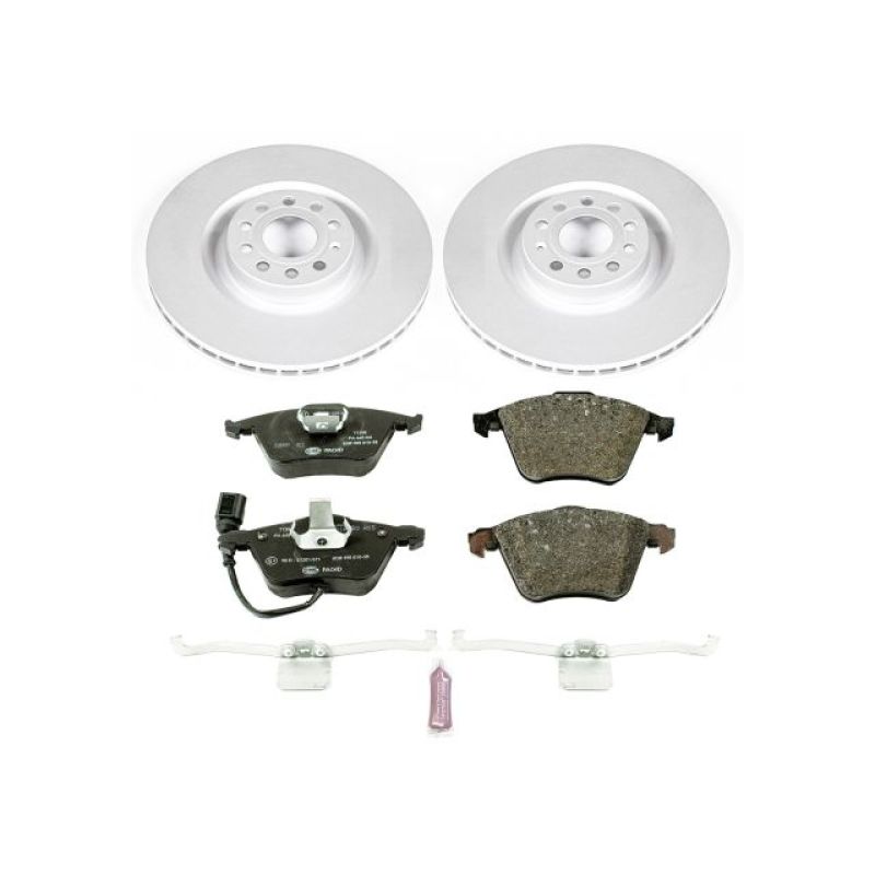 Power Stop 09-11 Volkswagen CC Front Euro-Stop Brake Kit Brake Kits - OE PowerStop