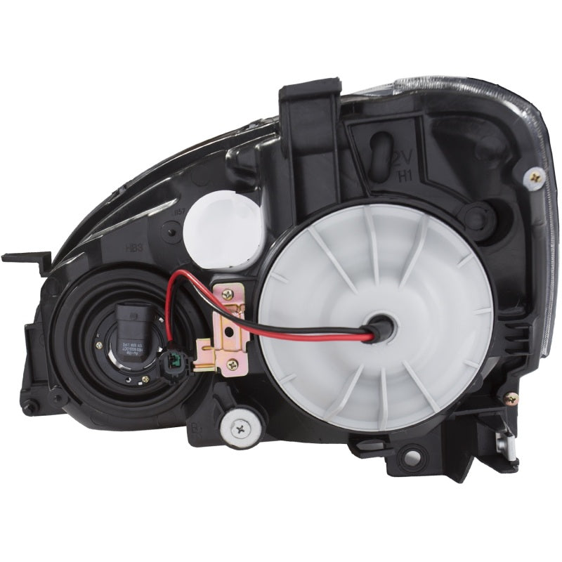 ANZO 2002-2004 Nissan Altima Crystal Headlights Black Headlights ANZO