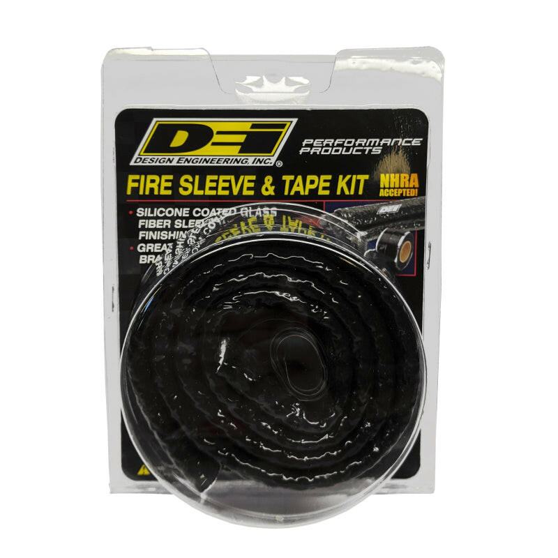 DEI Fire Sleeve and Tape Kit 3/4in I.D. x 3ft Thermal Sleeves DEI