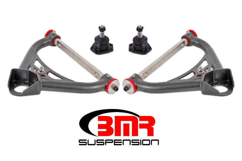 BMR 70-81 2nd Gen F-Body Non-Adj. Upper A-Arms (Polyurethane) - Black Hammertone Control Arms BMR Suspension