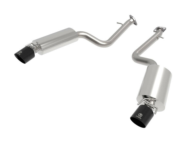 aFe Takeda 14-22 Lexus IS350 V6 2.5in. 304 Stainless Steel Axle-Back Exhaust System w/ Black Tip Axle Back aFe
