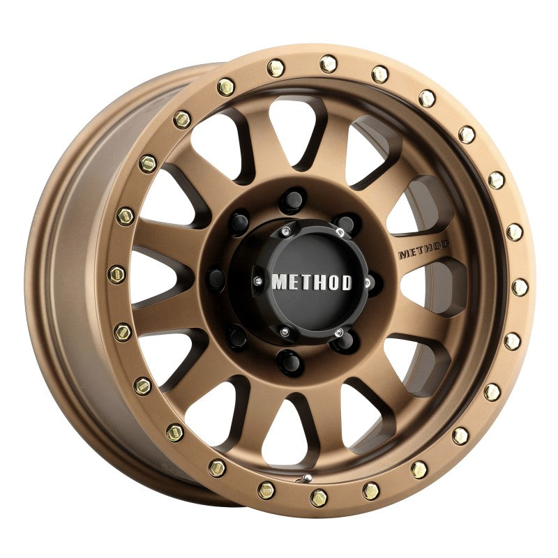 Method MR304 Double Standard 17x8.5 0mm Offset 8x6.5 130.81mm CB Method Bronze Wheel Wheels - Cast Method Wheels