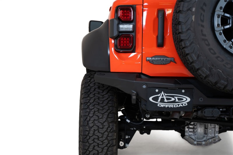Addictive Desert Designs 22-23 Ford Bronco Raptor Rock Fighter Rear Bumper Bumpers - Steel Addictive Desert Designs