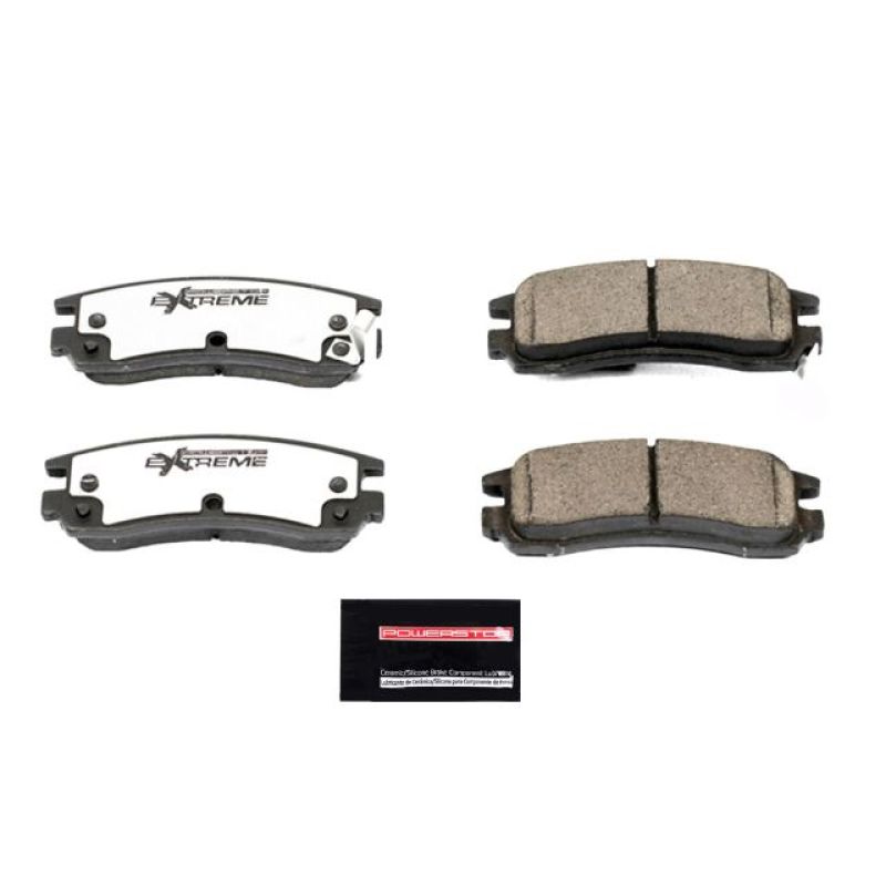 Power Stop 08-09 Buick Allure Rear Z26 Extreme Street Brake Pads w/Hardware Brake Pads - Performance PowerStop