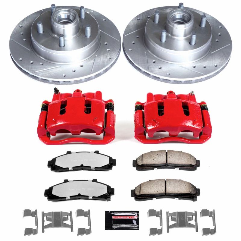 Power Stop 97-95 Ford Ranger Front Z36 Truck & Tow Brake Kit w/Calipers Brake Kits - Performance D&S PowerStop