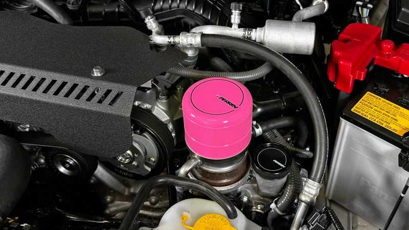 PERRIN 15-25 Subaru WRX & 13-25 BRZ/FR-S/86/GR86 Oil Filter Cover - Hyper Pink Oil Filters Perrin Performance