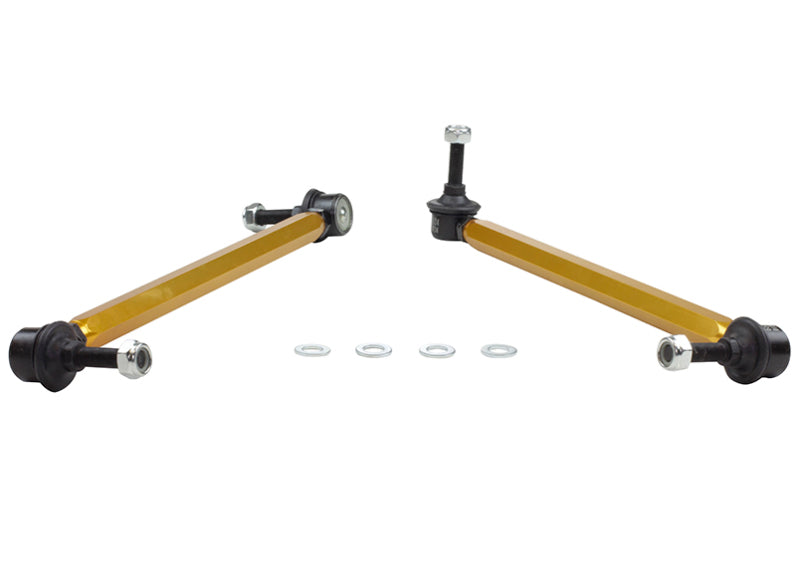 Whiteline 06/05+ Ford Focus LS / 05/09+ Mazda 3 BK Front Swaybar Link Kit H/Duty Adj Steel Ball Sway Bar Endlinks Whiteline