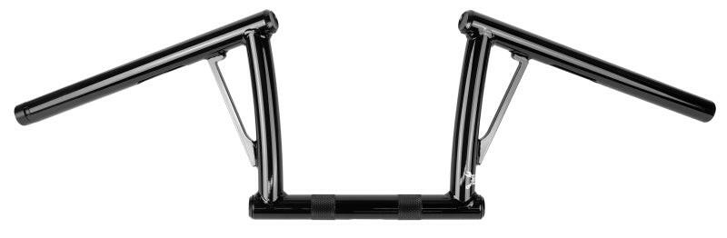 Burly Brand Viejocito Bar 8in - Gloss Black Handlebars Burly Brand