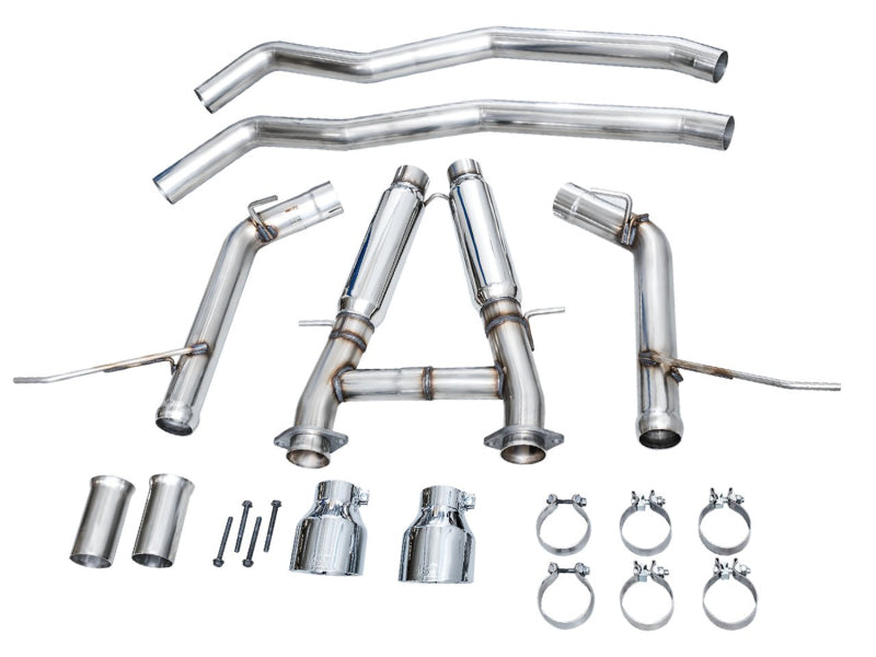 AWE Tuning 18-23 Dodge Durango SRT & Hellcat Track Edition Exhaust - Chrome Silver Tips Catback AWE Tuning