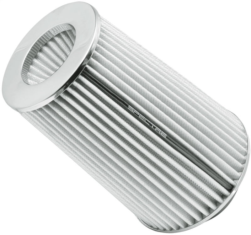 Spectre Adjustable Conical Air Filter 9-1/2in. Tall (Fits 3in. / 3-1/2in. / 4in. Tubes) - White Air Filters - Universal Fit Spectre