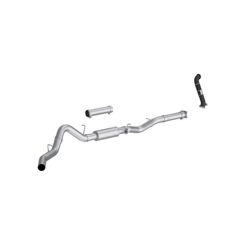 MBRP 2005 Chevy Silverado / GMC Sierra 2500/3500HD 4in OD CatBack Single Side Exit w/ Downpipe - AL Catback MBRP