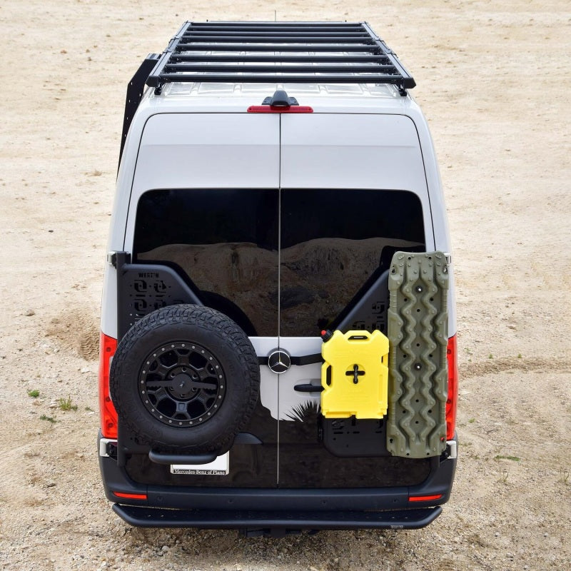 Westin 19-23 Mercedes-Benz Sprinter 144in WB/High Roof Mesa Roof Rack - Textured Black Roof Rack Westin