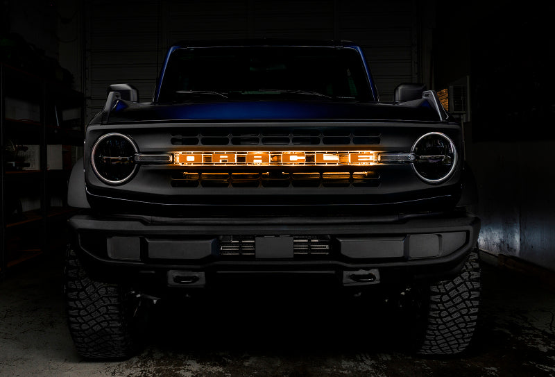 ORACLE Lighting Universal Illuminated LED Letter Badges - Matte Blk Surface Finish - R Light Accessories and Wiring ORACLE Lighting