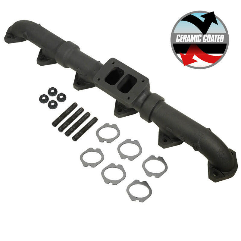 BD Diesel 93-98 Caterpillar 3406E / 99-03 C15 Non-Acert CAT T6 Ceramic Coated Exhaust Manifold Headers & Manifolds BD Diesel