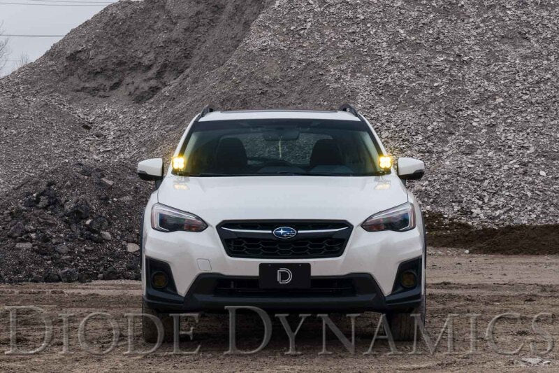 Diode Dynamics 18-21 Subaru Crosstrek Sport SS3 LED Ditch Light Kit - White Combo Light Accessories and Wiring Diode Dynamics
