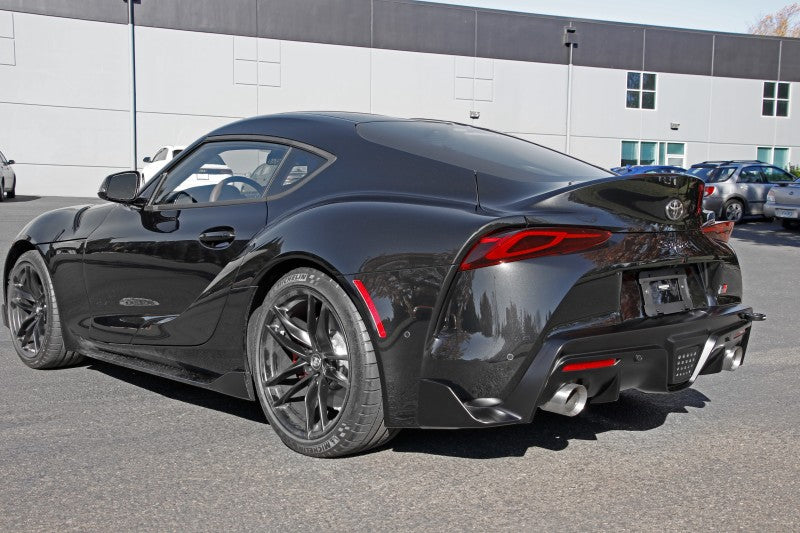 PERRIN 20-25 Toyota Supra Tow Hook Kit (Rear) - Black Tow Hooks Perrin Performance