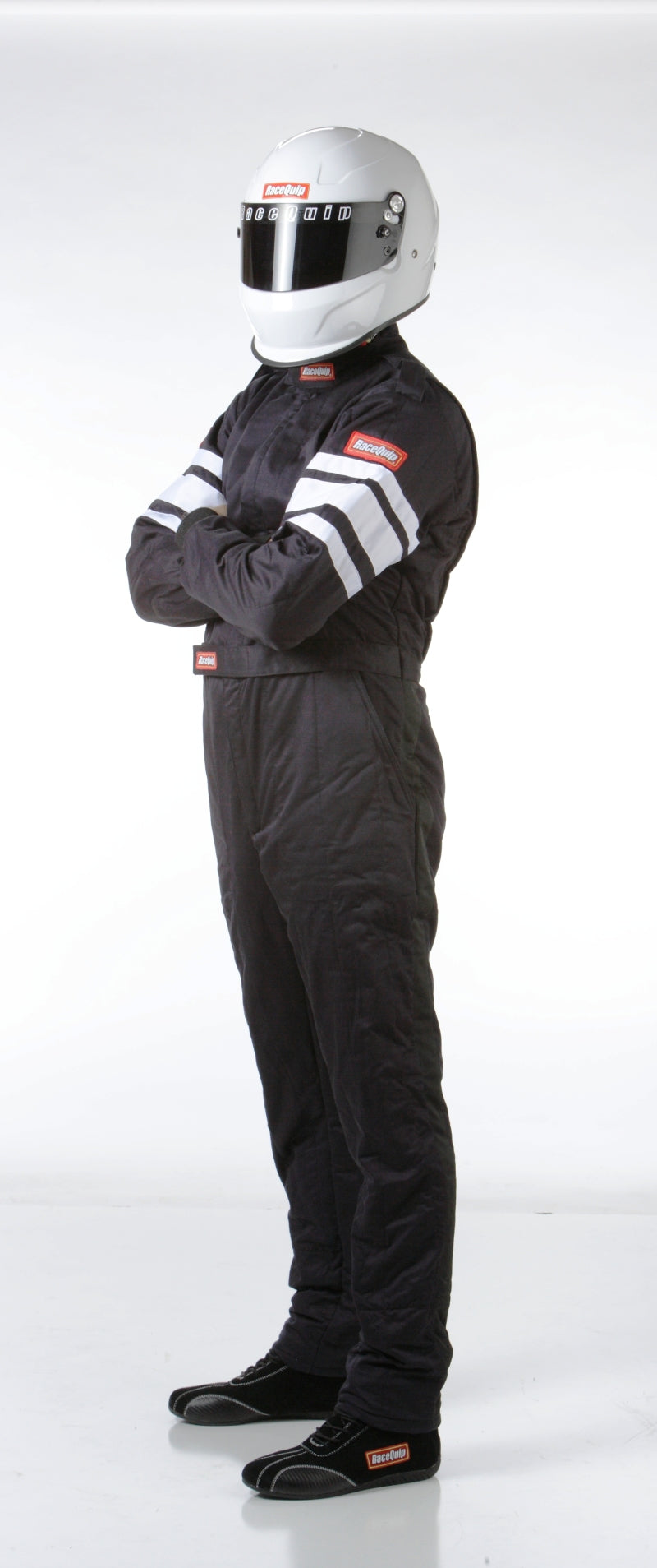 RaceQuip Black SFI-5 Suit - Medium Tall Racing Suits Racequip
