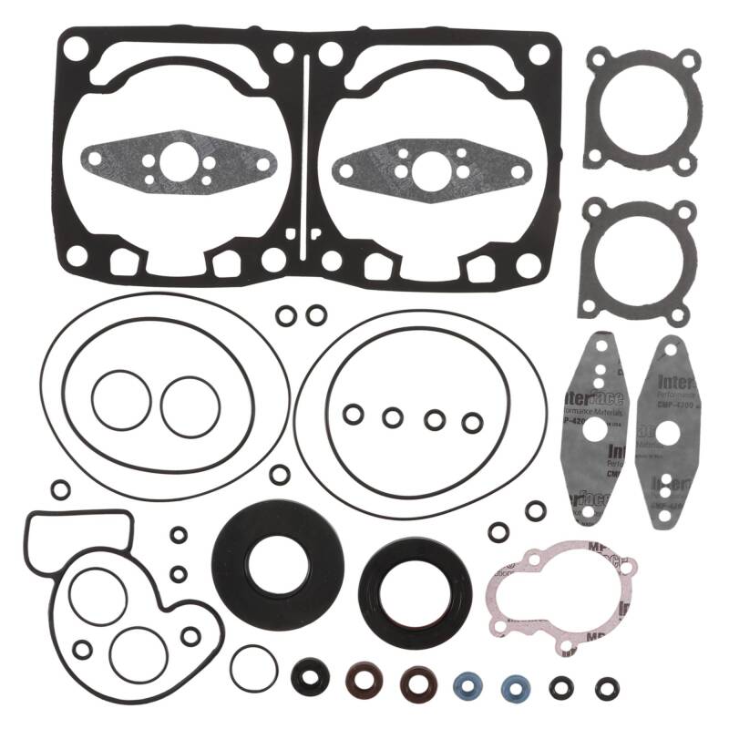 Vertex Gaskets 18-21 Arctic Cat M 8000 EFI All Models Complete Gasket Kit w/ Oil Seals Engine Hardware Vertex Pistons
