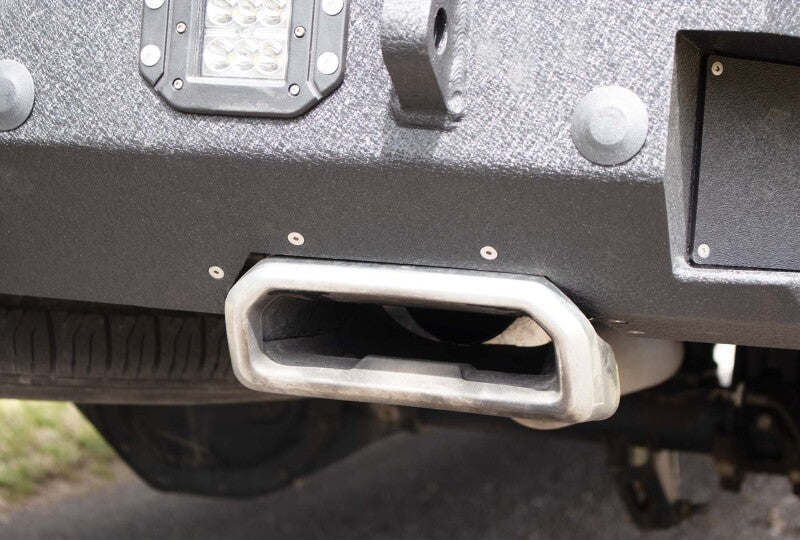 Fishbone Offroad 19-22 Chevy Silverado 1500 Rockfish Rear Bumper - Black Texture Bumpers - Steel Fishbone Offroad