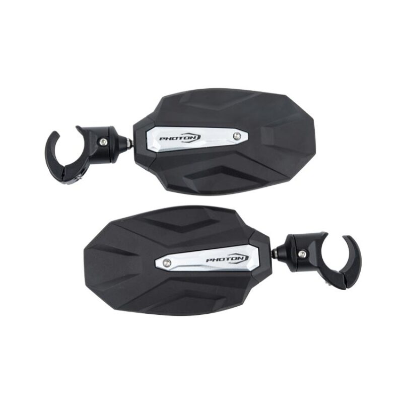 Seizmik 24+ Polaris/Cam-am/Honda/Kaw Photon Sideview Mirror - Adj. 1.75-2 in. ROP Clamp Pair Side Mirrors Seizmik