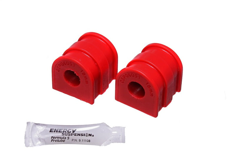 Energy Suspension 10-14 VW Golf (Base)/10-14 VW GTI Red 18.5mm Rear Sway Bar Bushing Set Bushing Kits Energy Suspension