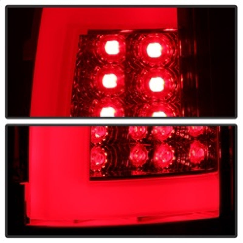 Spyder 00-06 Chevy Suburban 1500/2500 V2 Light Bar LED Tail Lights -Red Clr (ALT-YD-CD00V2-LBLED-RC) Tail Lights SPYDER