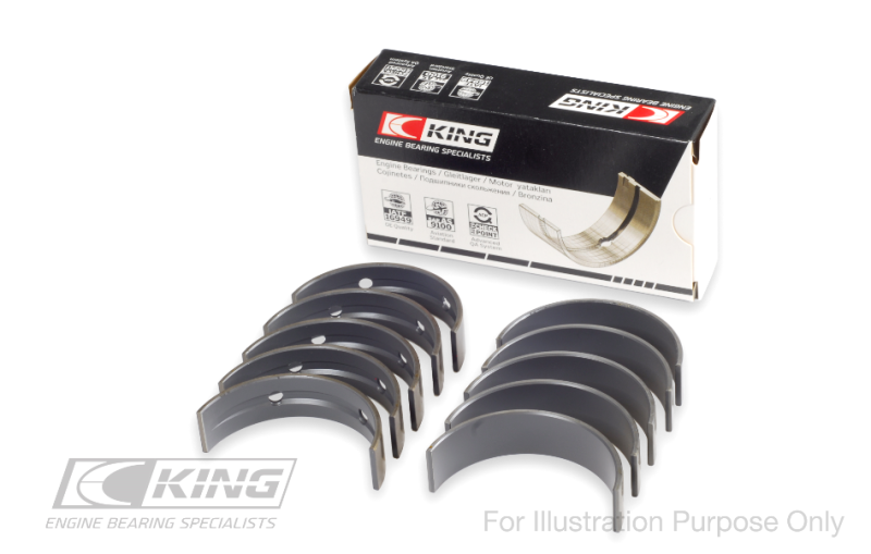 King Engine Bearings Ford 302 CID Coyote (Size 0.25) Main Bearing Set Bearings King Engine Bearings