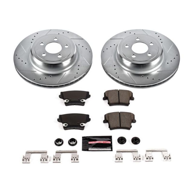Power Stop 06-14 Dodge Charger Rear Z23 Evolution Sport Brake Kit Brake Kits - Performance D&S PowerStop