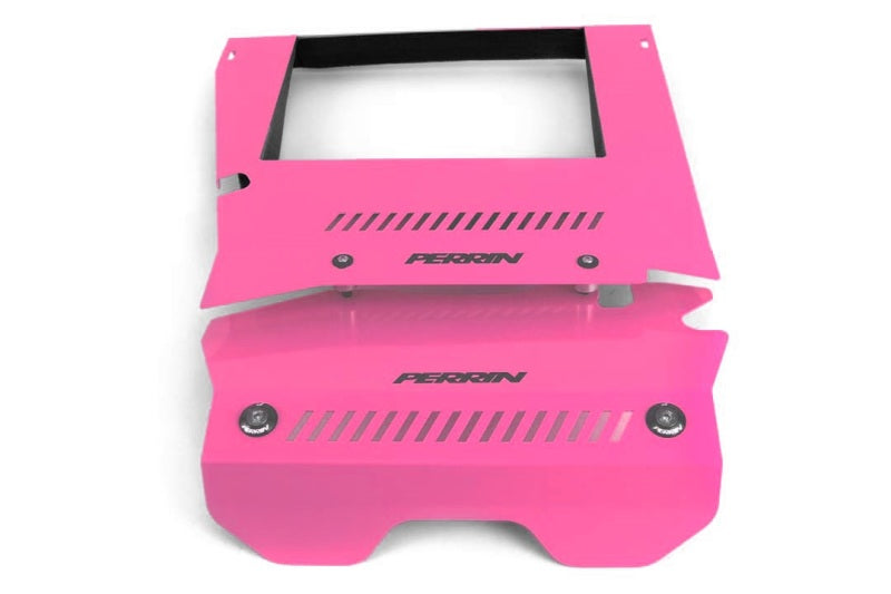 PERRIN 15-21 Subaru WRX Engine Cover Kit (Intercooler & Pulley Covers Incl.) - Hyper Pink Engine Covers Perrin Performance