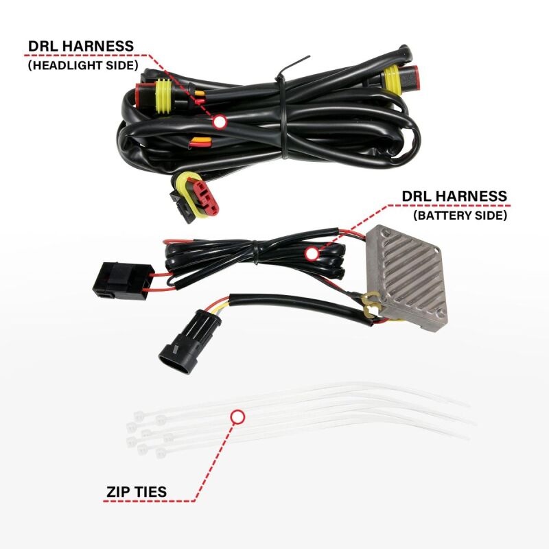 ANZO 19-21 GMC Sierra 1500 LED Projector Headlight w/Switchback+Sequential - Black Headlights ANZO