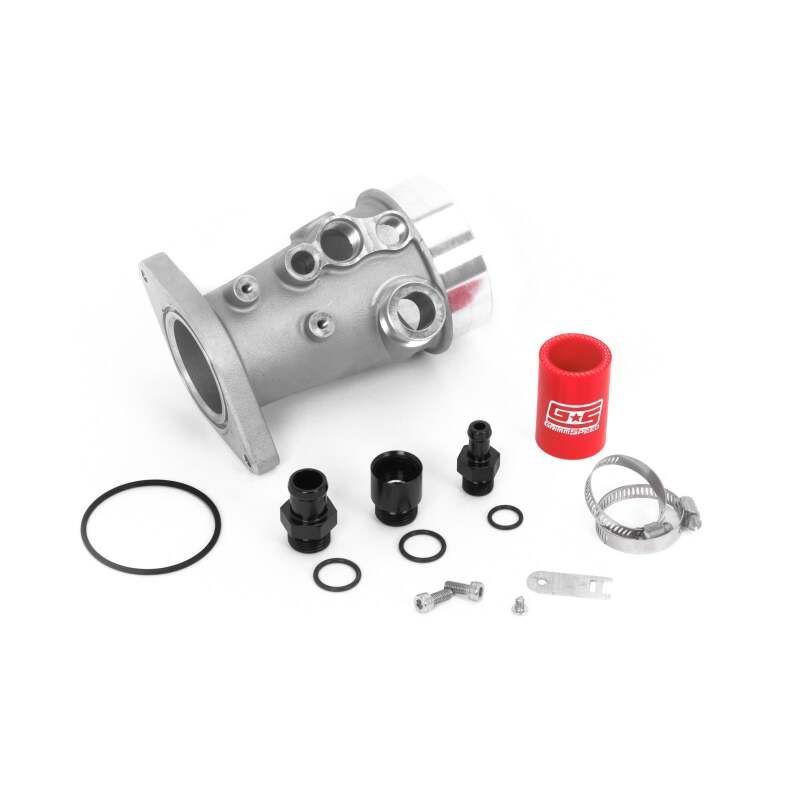 GrimmSpeed 15-21 Subaru WRX Version 2 Aluminum Turbo Inlet Turbo Inlets GrimmSpeed