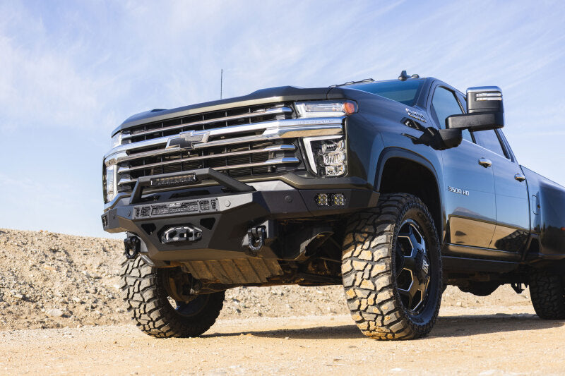 DV8 Offroad 20-23 Chevrolet Silverado 2500/3500 Spec Series Front Bumper w/ Winch Bumpers - Steel DV8 Offroad