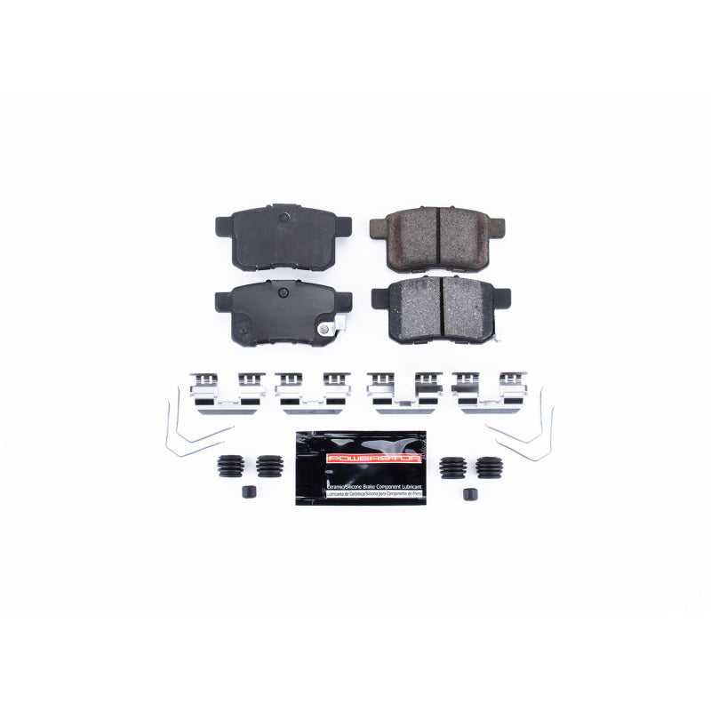 Power Stop 11-14 Acura TSX Rear Z23 Evolution Sport Brake Pads w/Hardware Brake Pads - Performance PowerStop