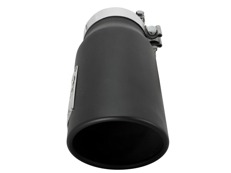 aFe MACH Force-Xp Universal Exhaust Tip 4 IN Inlet x 5 IN Outlet x 12 IN L- Black Tip Tips aFe