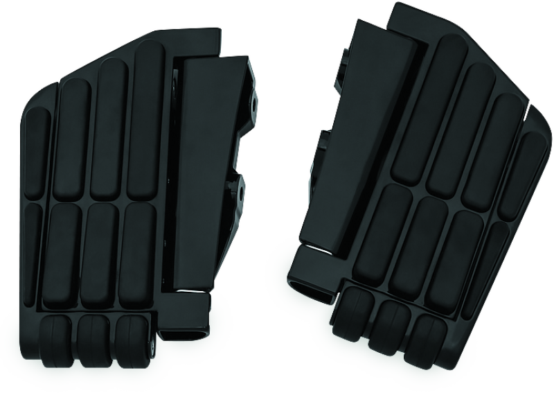 Kuryakyn Transformer Floorboards 01-17 Honda GL1800 Black Footpegs Kuryakyn