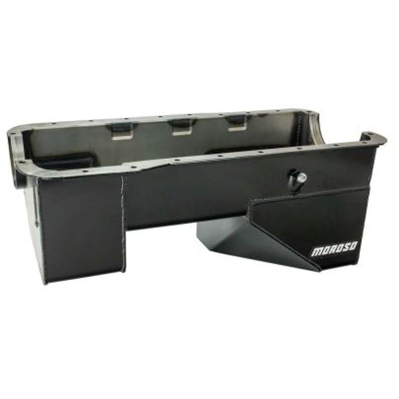 Moroso 66-77 Ford Bronco (351W) 9in Deep Billet End Seals Rear Sump Steel Oil Pan Oil Pans Moroso