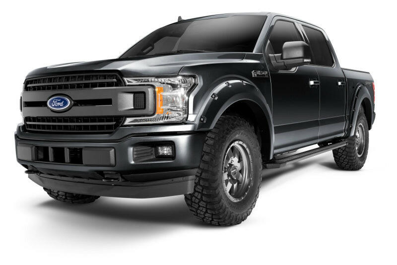 Bushwacker 18-19 Ford F-150 Pocket Style Flares 4 pc - Shadow Black Fender Flares Bushwacker