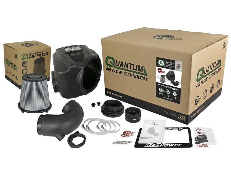 aFe Quantum Pro DRY S Cold Air Intake System 94-02 Dodge Cummins L6-5.9L - Dry Cold Air Intakes aFe