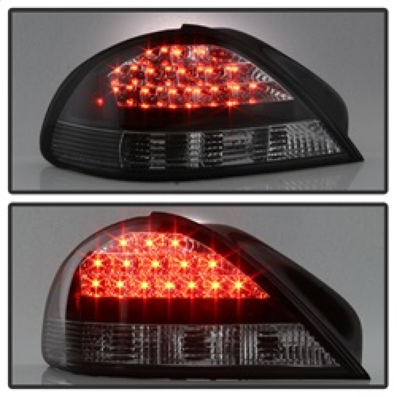 Spyder Pontiac Grand AM 99-05 LED Tail Lights Black ALT-YD-PGAM99-LED-BK Tail Lights SPYDER