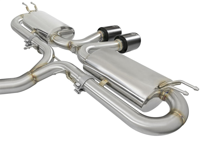 aFe Takeda 3in 304 SS Cat-Back Exhaust w/ Dual Center Black Tips 17+ Honda Civic Si (2dr) I4 1.5L Catback aFe