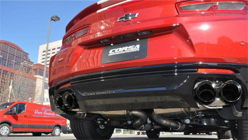 Corsa 2017-2024 Chevrolet Camaro SS 6.2L V8 2.75in Black Xtreme Axle-Back Exhaust Axle Back CORSA Performance